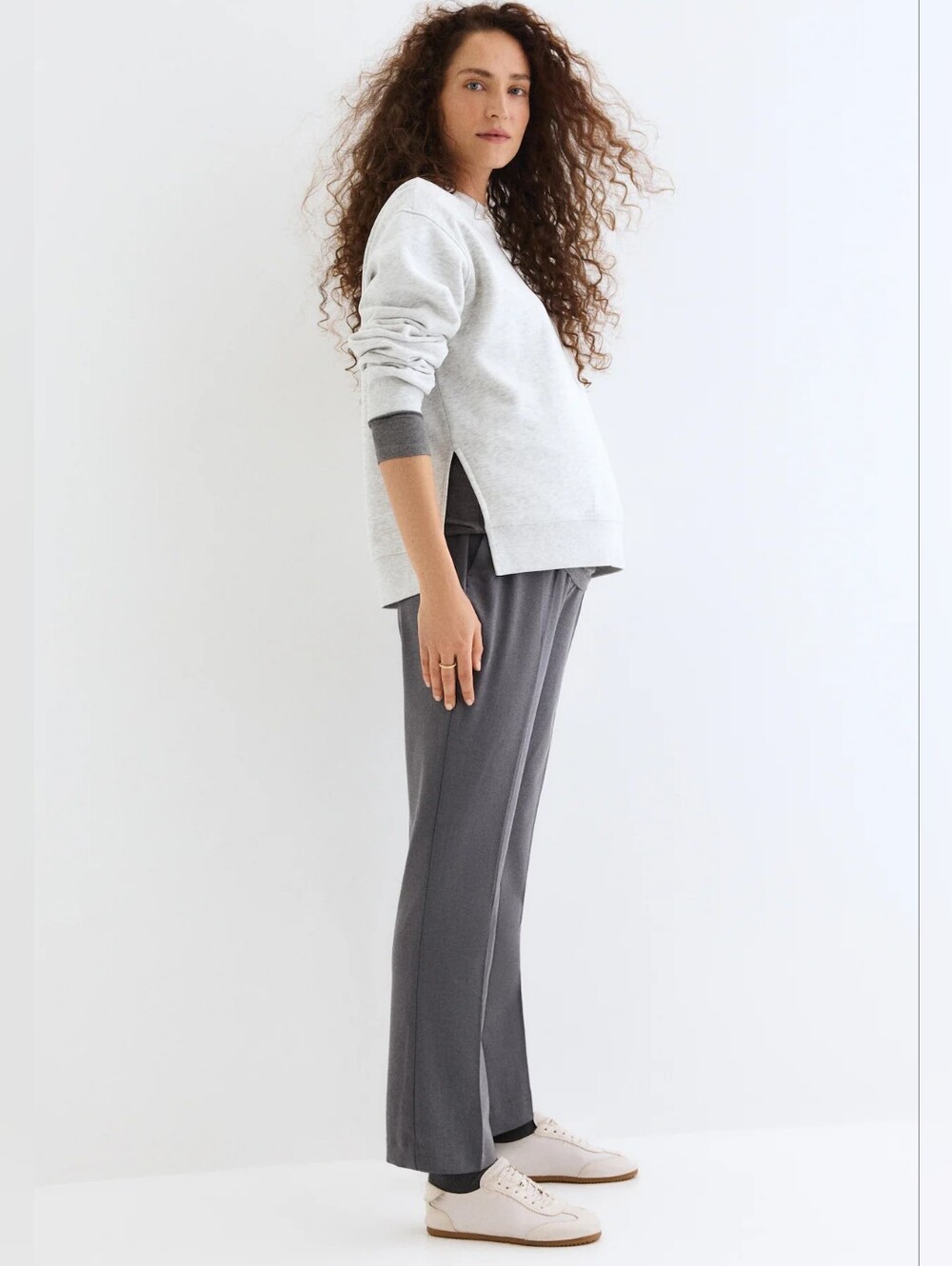 H&M Mama Maternity Slacks Grey XS New With Tags